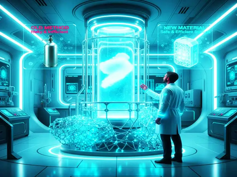 новый материал для безопасного хранения водорода