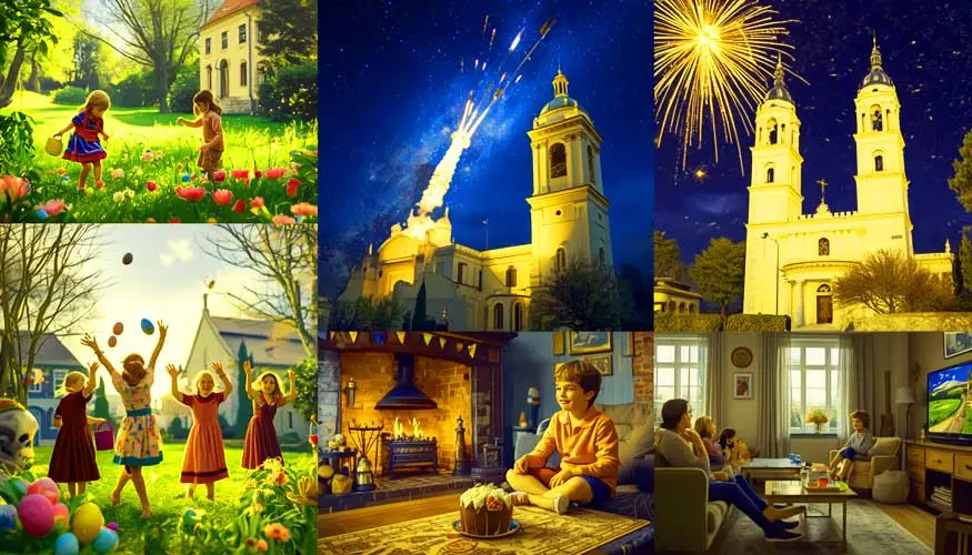 Самые интересные пасхальные традиции